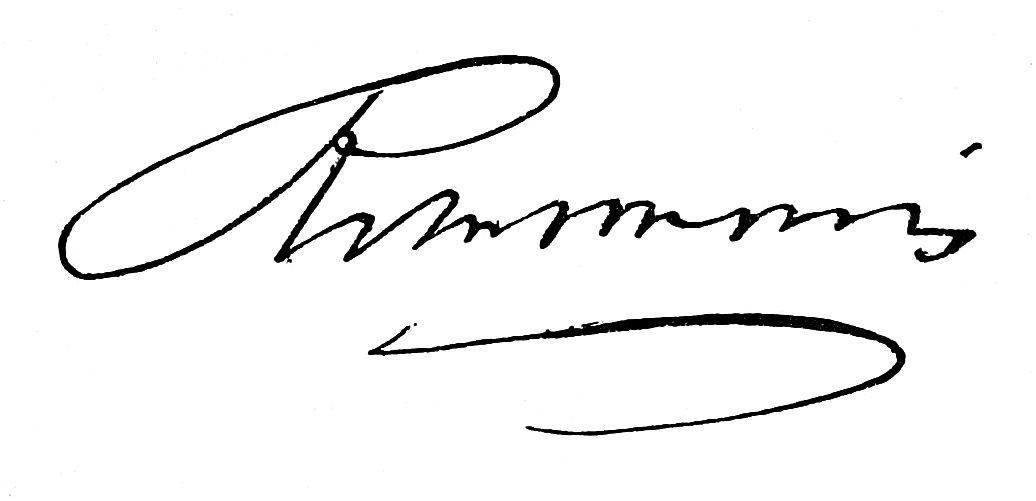 Signature of R Morris