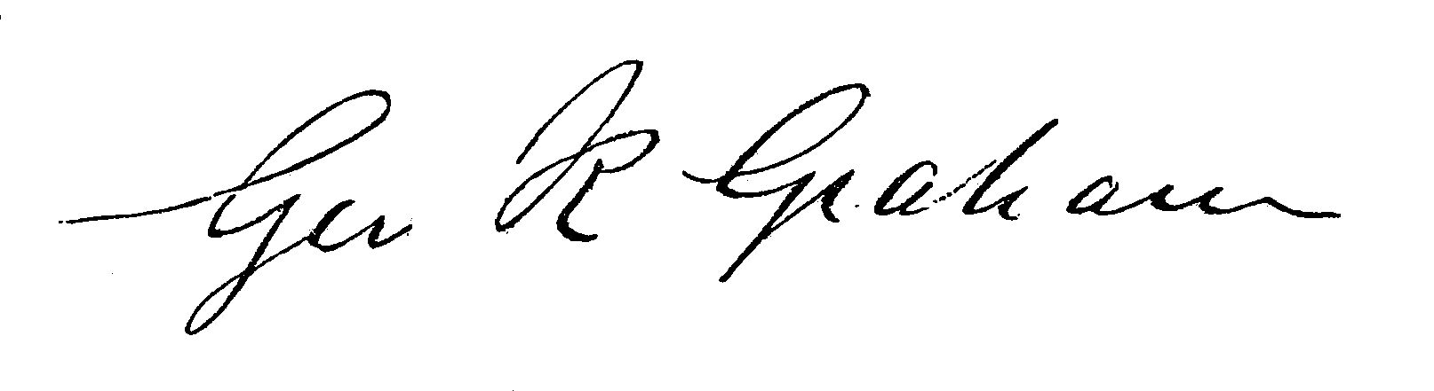 Signature of Geo R Graham