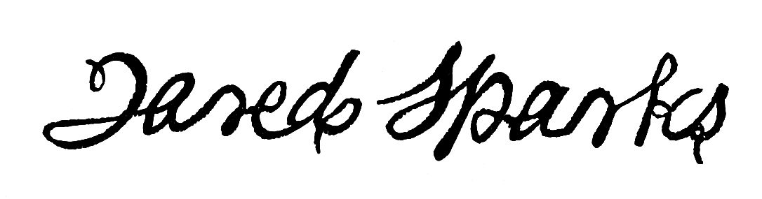 Signature of Jared Sparks