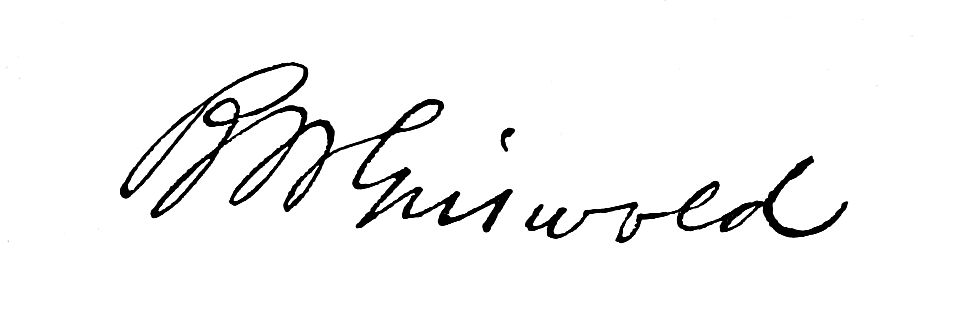 Signature of R W Griswold