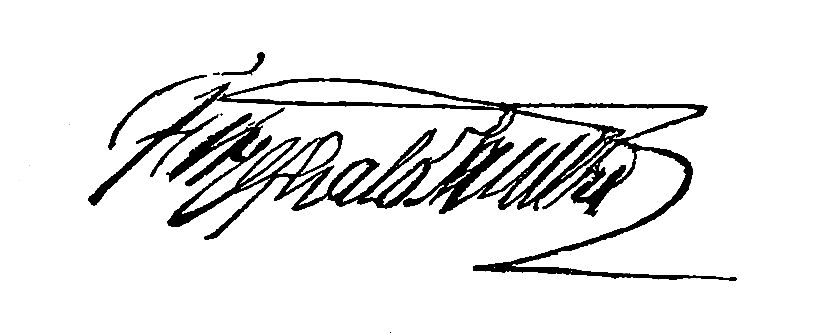 Signature of Fitzgerald Tasistro