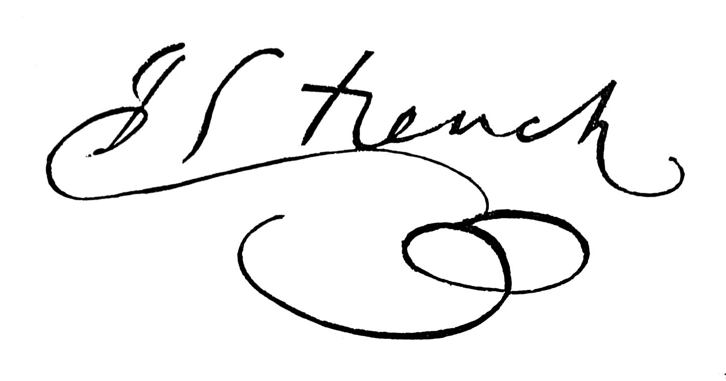 Signature of J S French