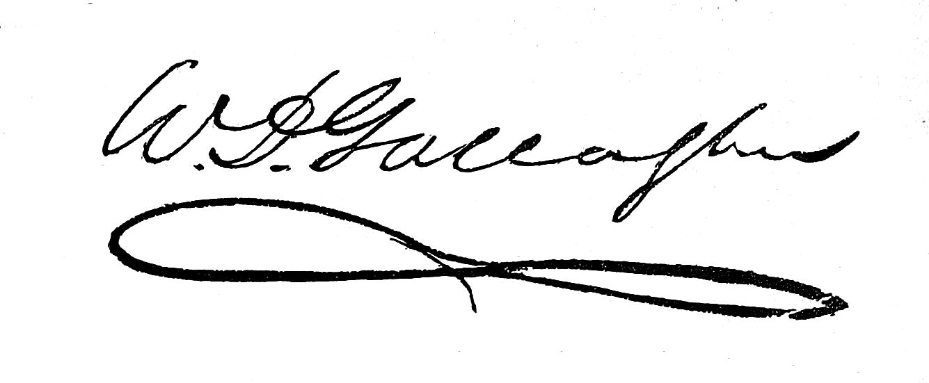 Signature of W. D. Gallagher