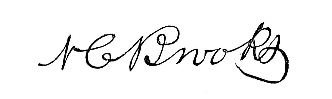 Signature of N C Brooks