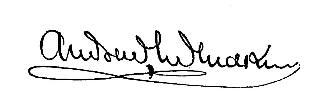 Signature of Andrew McMakin