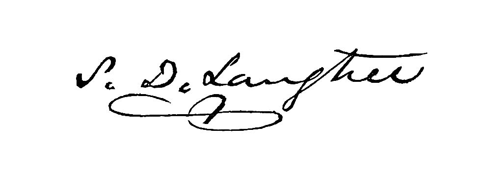 Signature of S. D. Langtree