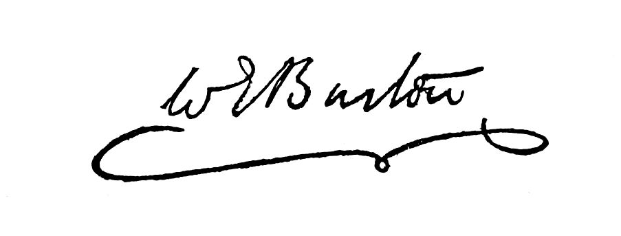 Signature of W E Burton