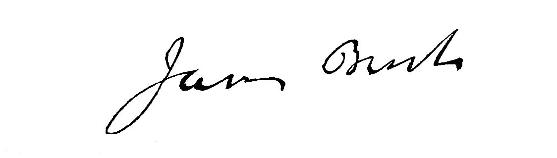 Signature of James Brooks