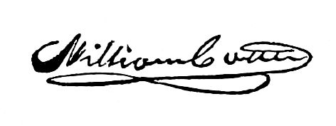 Signature of William Cutter