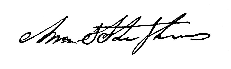 Signature of Ann S Stephens