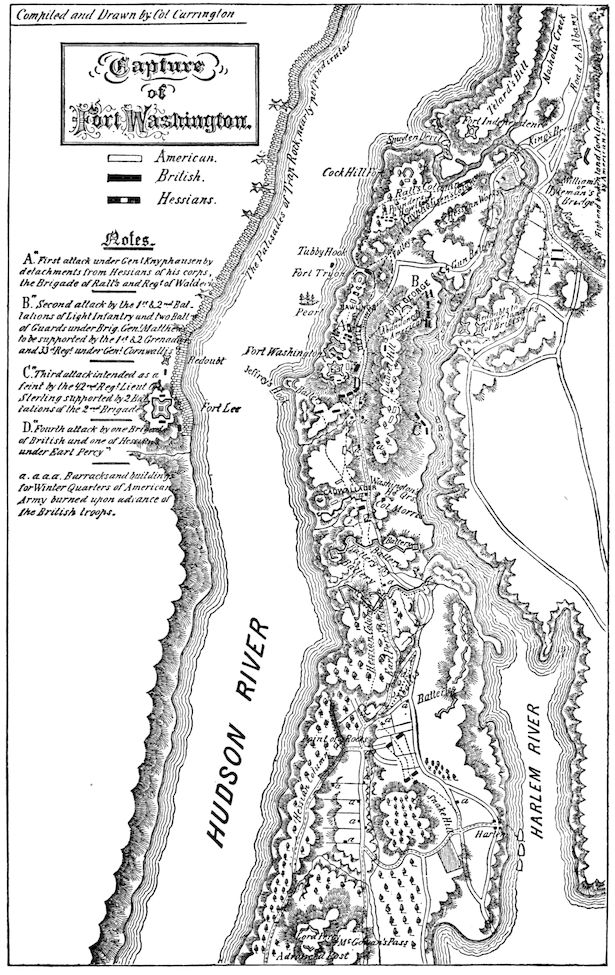 Capture of Fort Washington.