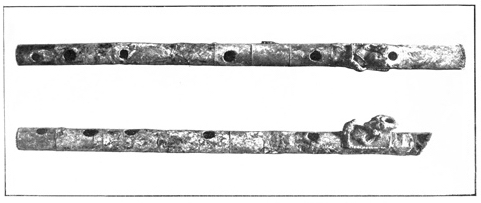 Illustration: Pair of Bronze Flutes