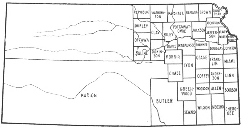 Illustration: Counties of Kansas