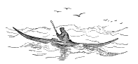 Greenlander in his Kayak