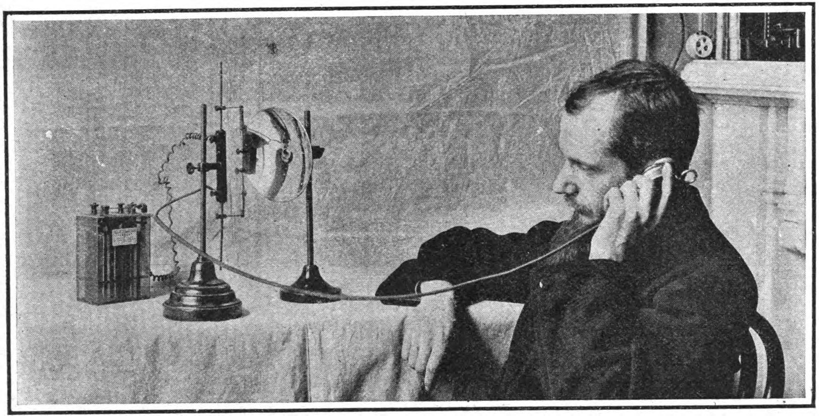 FIG. 134.—Photophone receiving apparatus.