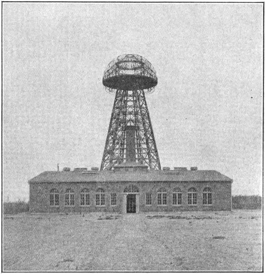 FIG. 155.—Tesla world power plant (experimental station).