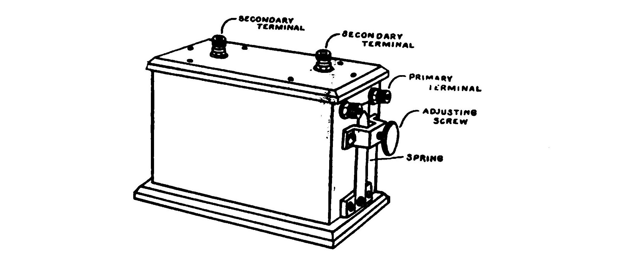 FIG. 35.—Induction coil for wireless telegraph purposes.
