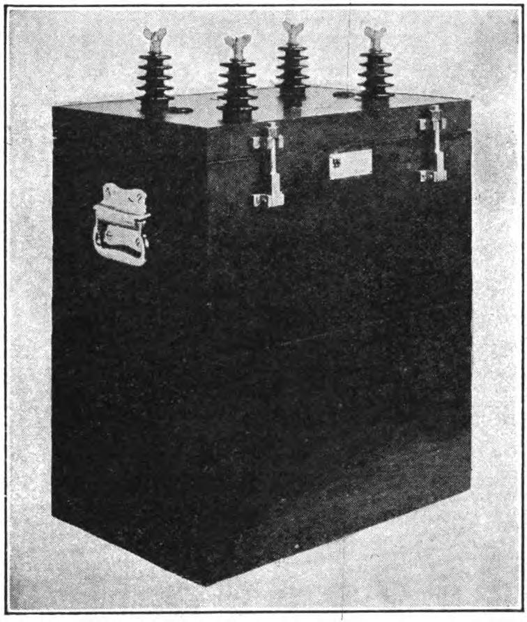 FIG. 45.—Oil immersed condenser