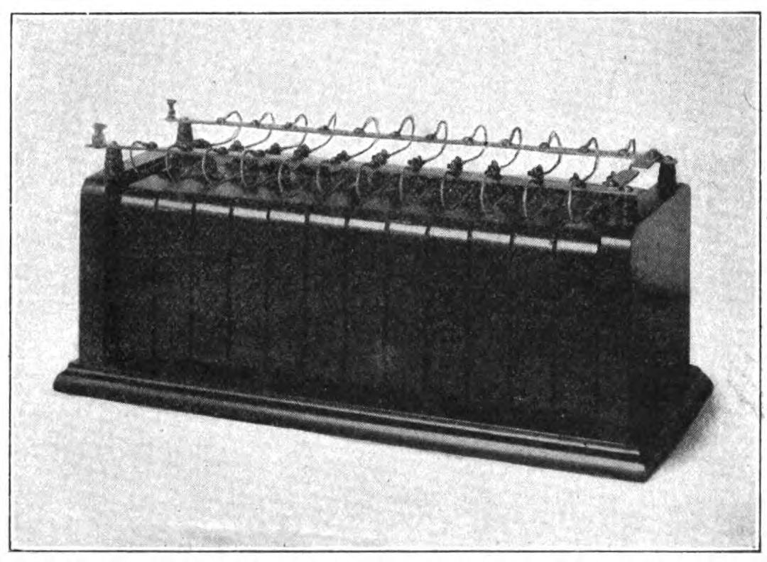 FIG. 95.—Transmitting condenser (molded dielectric).