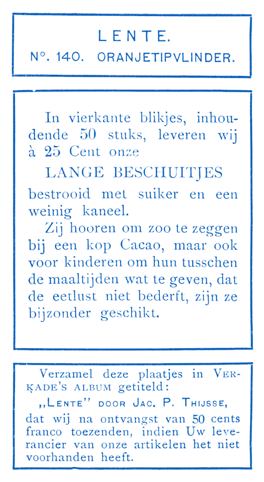 Oranjetipvlinder.