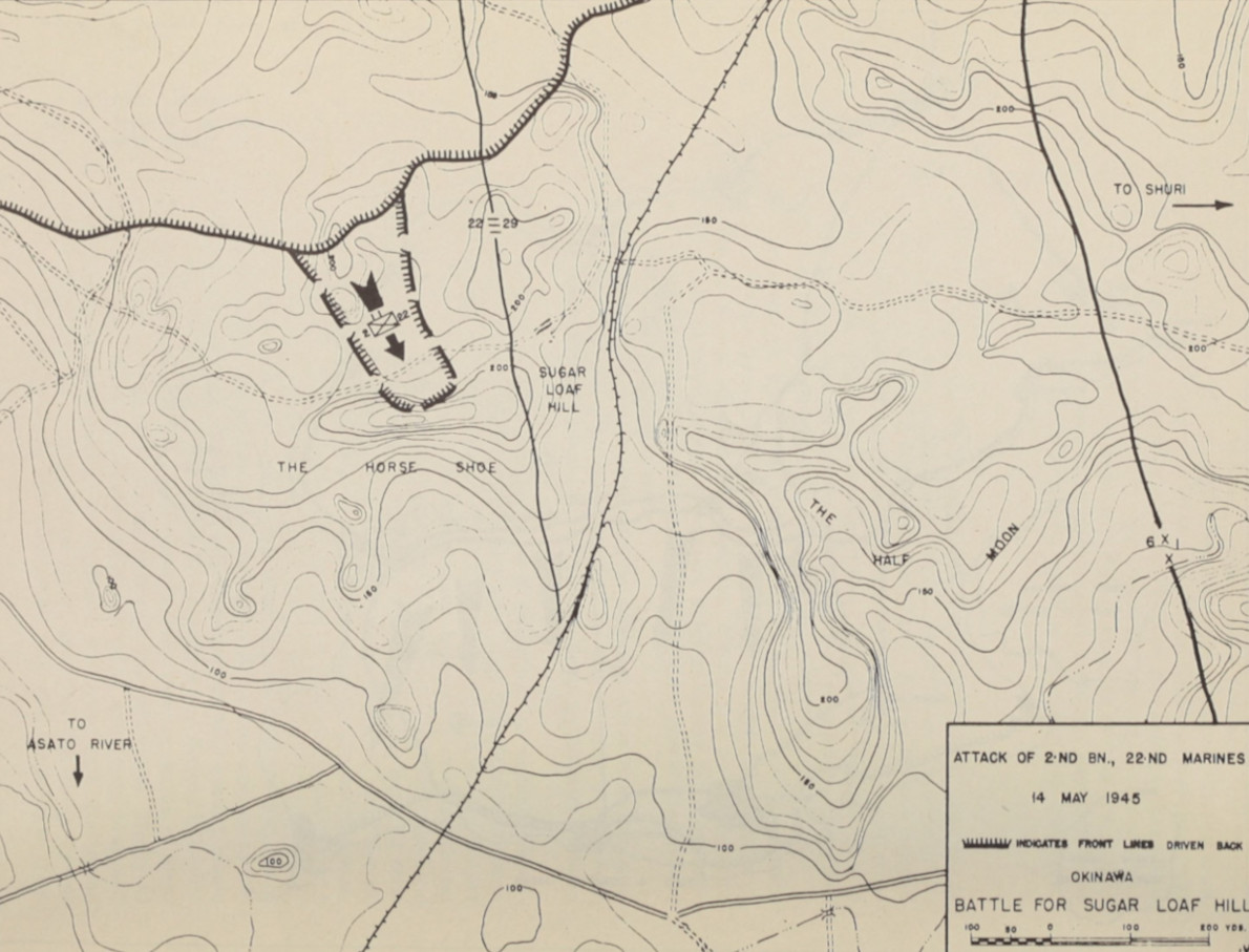 Map 6. Attack of 2nd Bn., 22nd Marines.