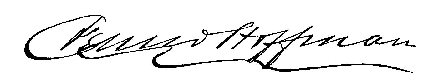 Signature of Charles Hoffman