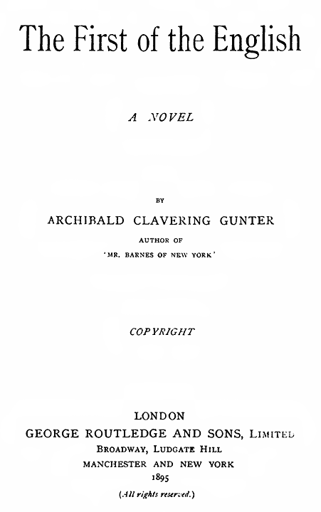 Original Title Page.