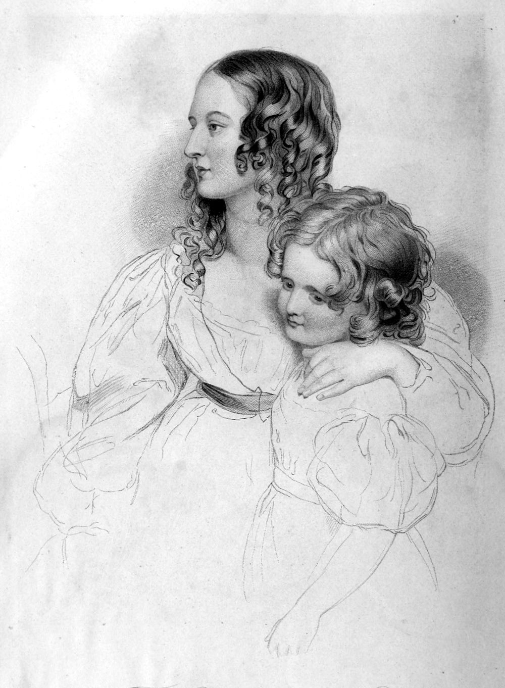 a young woman and a girl