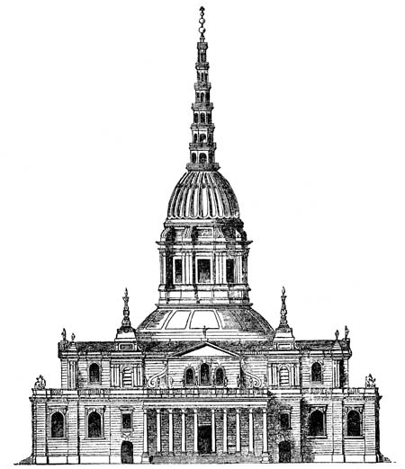 West Elevation of the “Warrant Design.”