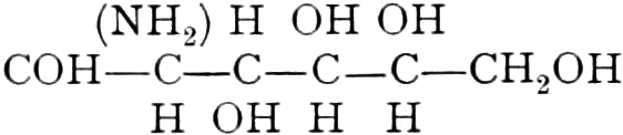 Strukturformel des d-Glukosamins