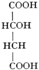Struktur der d-Apfelsäure