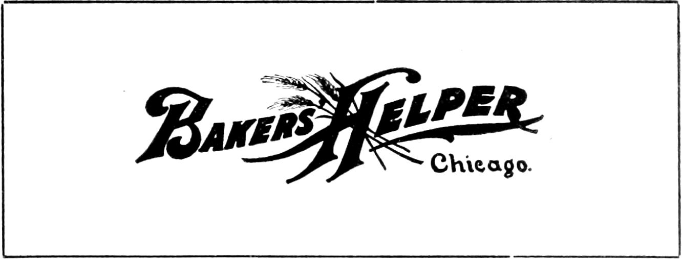 Bakers’ Helper Chicago.