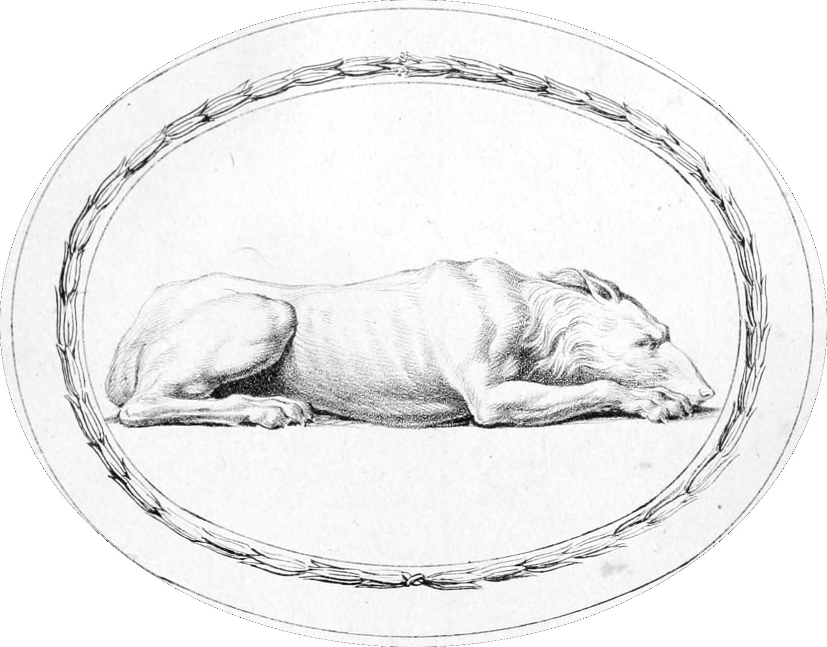 Porter or Watch-dog—Canis Custos: Ancient gem of Maffei.