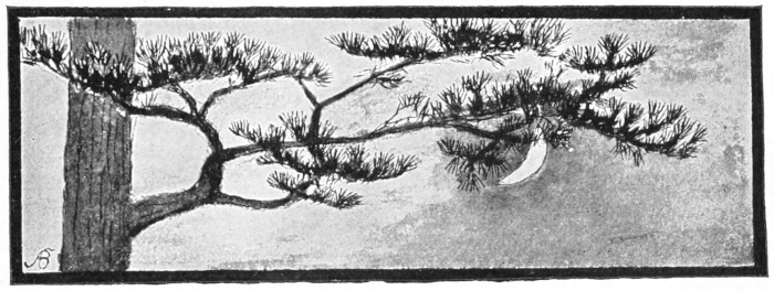 Moon and tree
